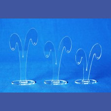 PENDIENTE palmera oval SET 3 unids. Gr. Md. Pq.       <br>Medidas: SET mm<br>